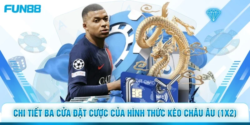 Chi tiết ba cửa đặt cược của hình thức kèo châu Âu (1X2)